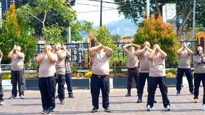 Puluhan polisi Trenggalek ikuti program diet