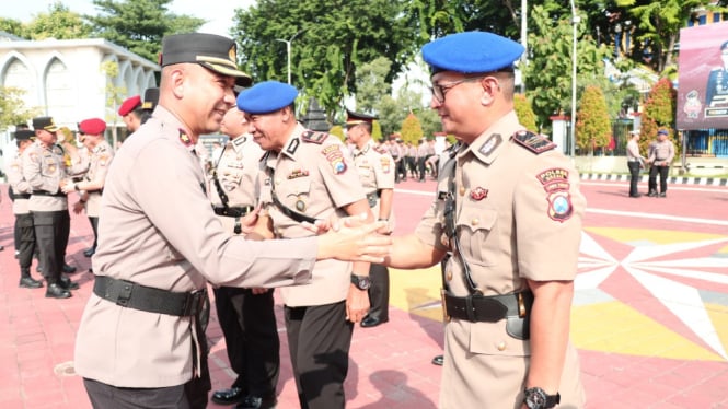 Mutasi jabatan di Polres Gresik