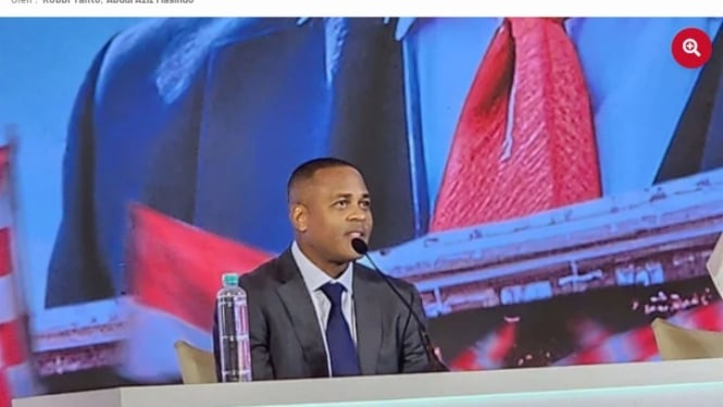 Patrick Kluivert saat konferensi pers