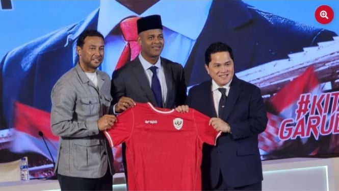 Patrick Kluivert resmi diperkenalkan oleh PSSI