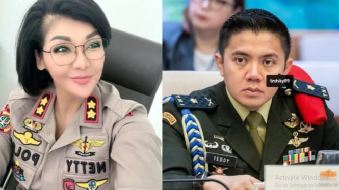 AKBP Netty Rosdiana Siagian dan Mayor Teddy