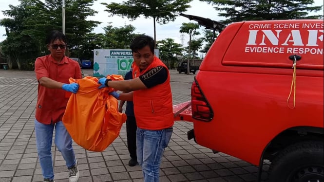 Kantong jenazah korban mutilasi Trenggalek