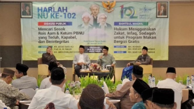 Diskusi publik yang digelar Presidium PO & MLB NU di Jatim.