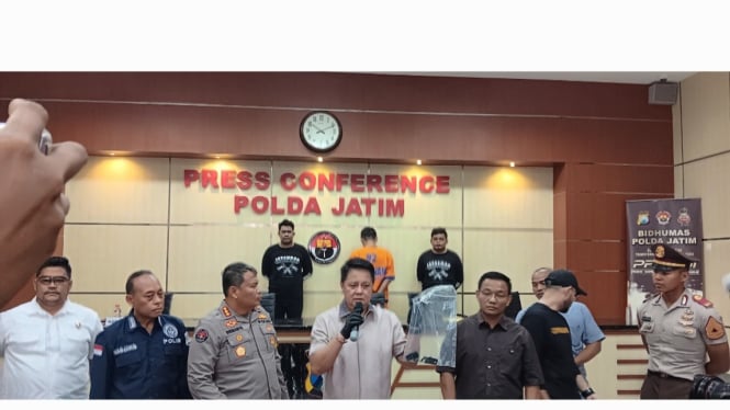 Polda Jatim Jumpa Pers Kasus Mutilasi Ngawi