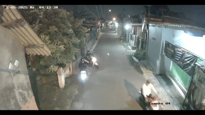 Rekaman kamera CCTV lokasi pencurian