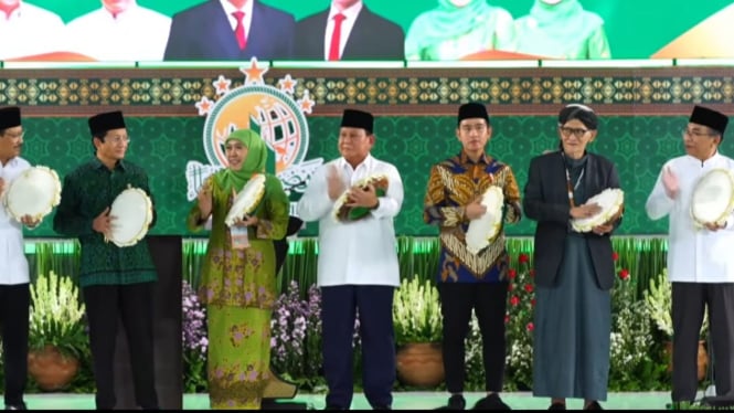 Presiden Prabowo membuka Kongres Muslimat NU