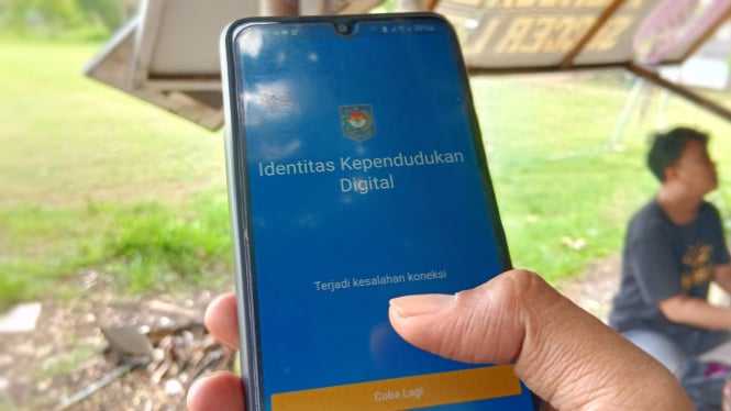 Aplikasi IKD sebagai identitas resmi digital.