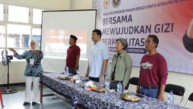 Sosialisasi MBG di Wiyung Surabaya