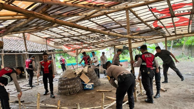 Arena sabung ayam di Mojokerto