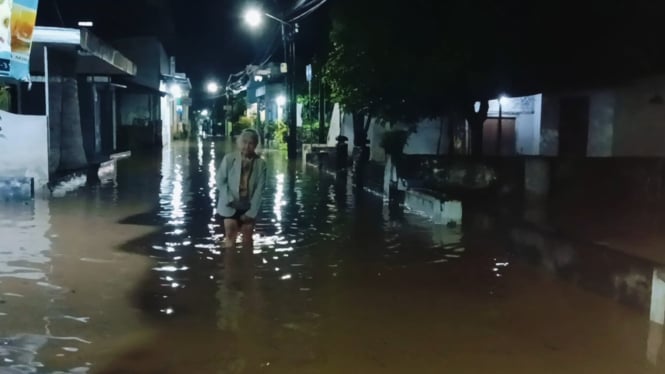 Banjir rendam 80 KK di Desa Sidorejo, Kauman, Tulungagung.