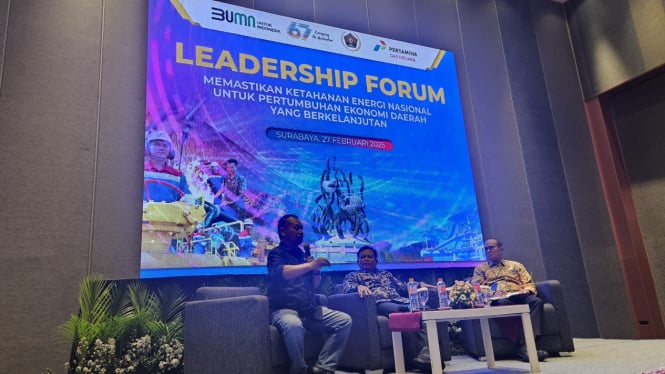 Leadership Forum PGN- PWI Jawa Timur di Surabaya.