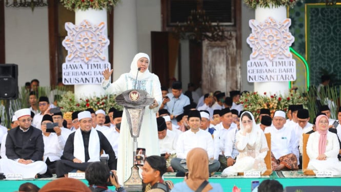 Tasyakuran dan Doa Bersama di Gedung Negara Grahadi Surabaya