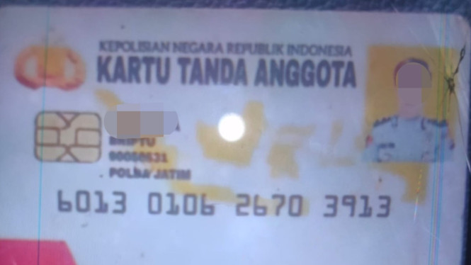 Polisi mengamankan KTA anggota polisi