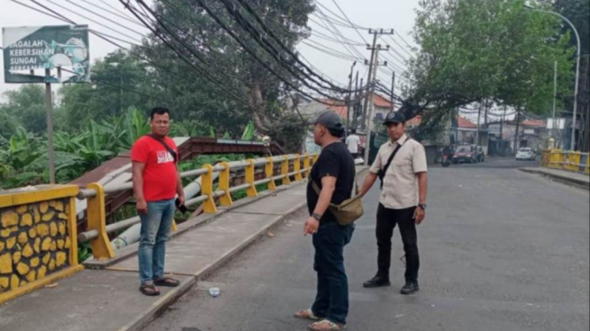 Lokasi perampokan di Driyorejo, Kabupaten Gresik.