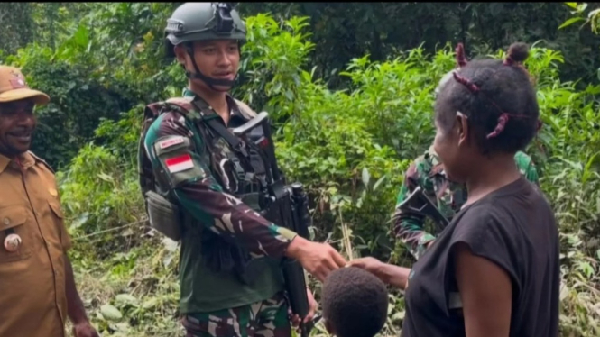 Anak dan Istri pentolan OPM taubat kembali ke NKRI