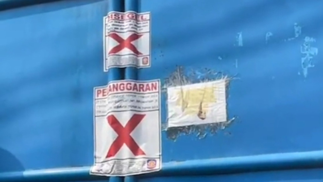 Pemkot Surabaya Segel UD Sentosa Seal