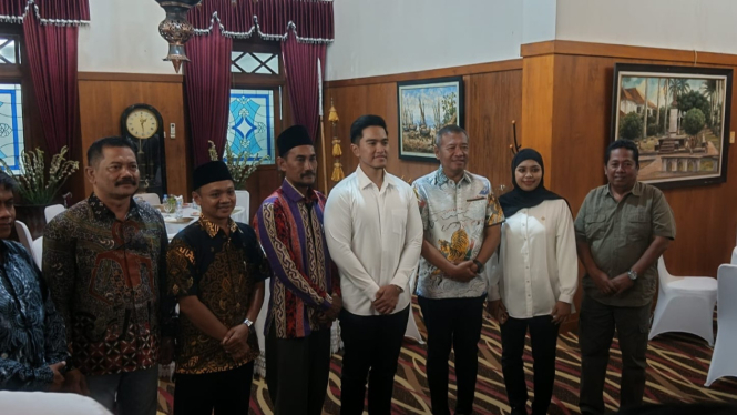 Road Show Ketua Umum Partai Solidaritas Indonesia (PSI) Kaesang Pangarep.