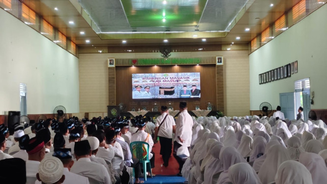 Calon jemaah haji (CJH) Kabupaten Mojokerto