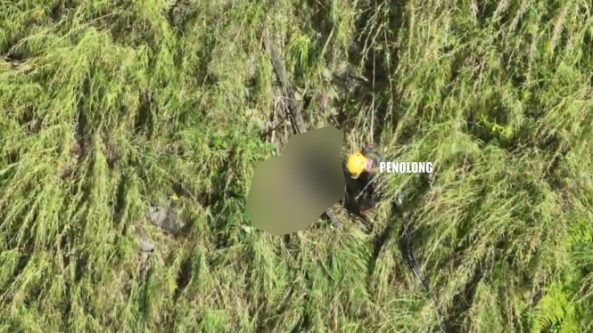 Fahrul Ditemukan Tim SAR Gabungan di Jurang Gunung Saeng.