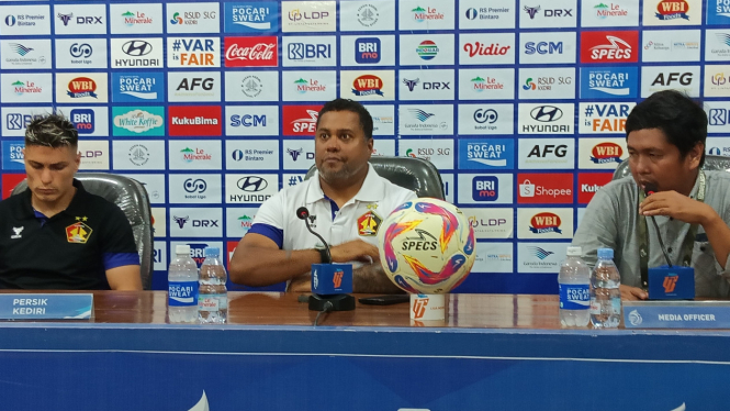 Pelatih Persik Kediri Divaldo Alves.
