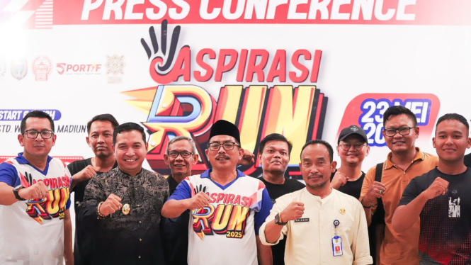 Konferensi Pers Aspirasi Run 2025