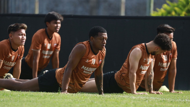 Suasana Latihan Madura United