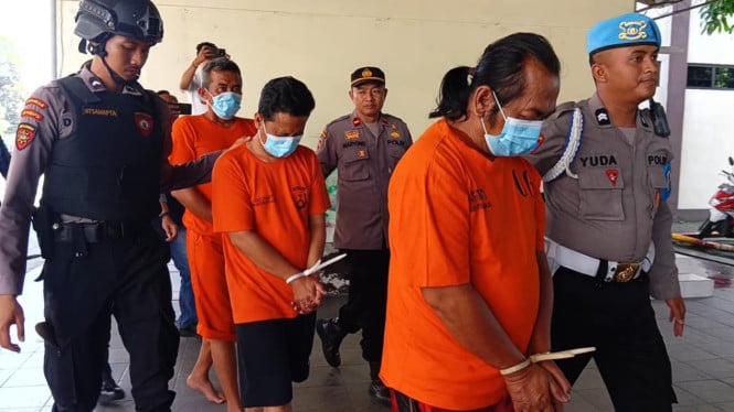 Tiga wartawan peras kades diamankan Polres Trenggalek