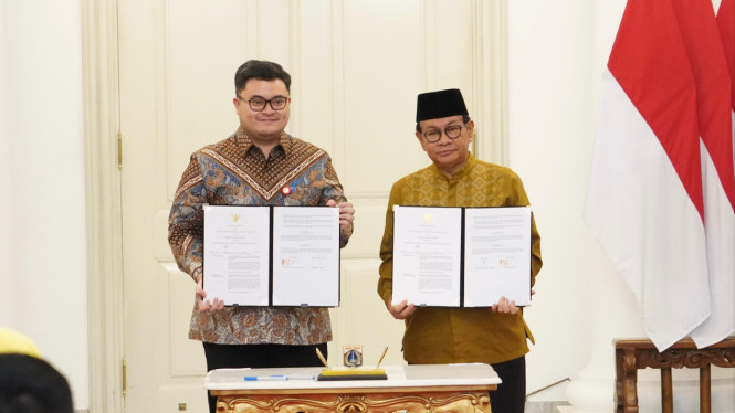 Bupati Kediri bersama Gubernur DKI Jakarta
