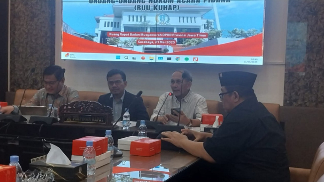 Komnas HAM dan DPRD Jatim guna membahas revisi KUHAP