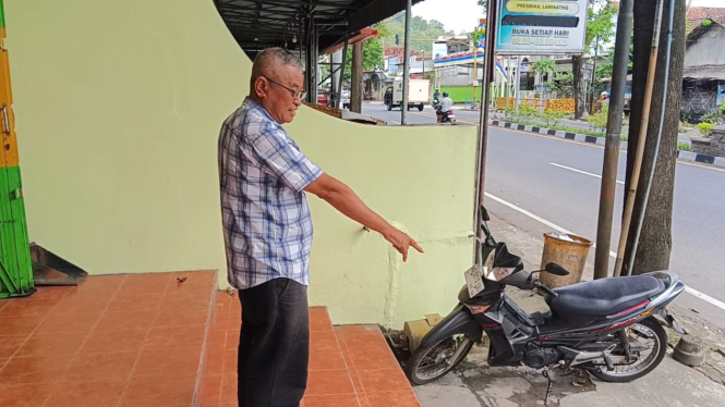 Lokasi pencurian motor di Trenggalek.