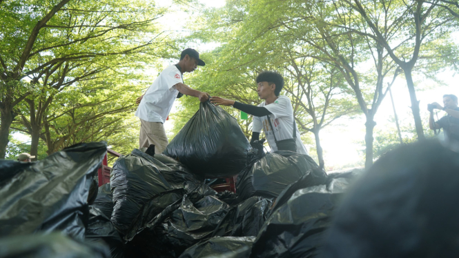 Sampah plastik di Kediri