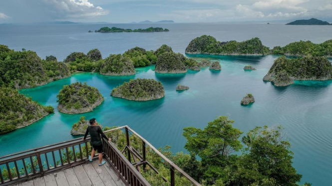 Spot Wisata Raja Ampat.