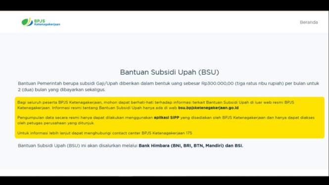 Bantuan Subsidi Upah (BSU).
