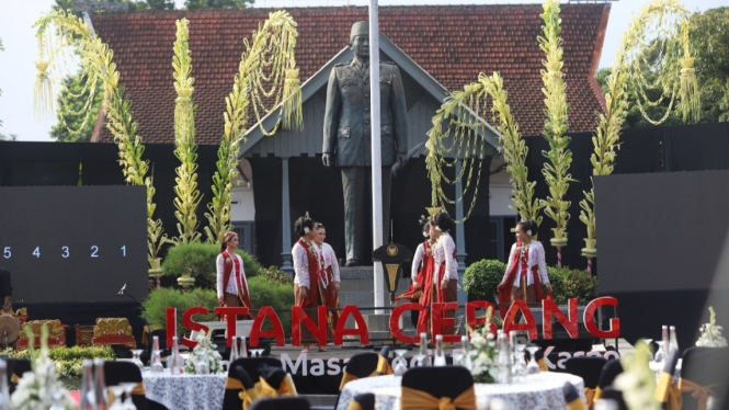 Suasana Haul ke-55 Bung Karno di Kota Blitar.