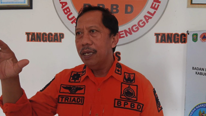 Kalaksa BPBD Trenggalek, Stefanus Triadi Atmono.