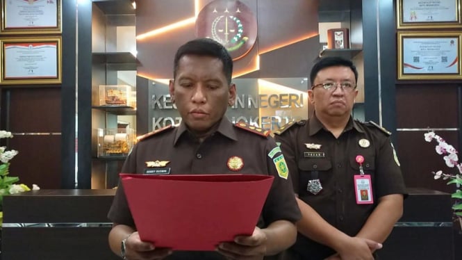 Kepala Kejaksaan Negeri (Kejari) Kota Mojokerto Bobby Ruswin