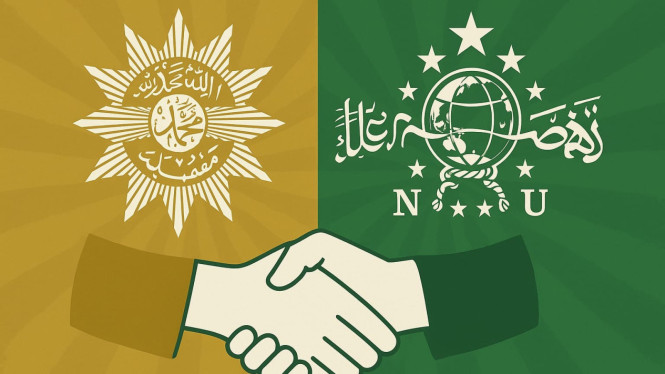 Ilustrasi Muhammadiyah dan NU