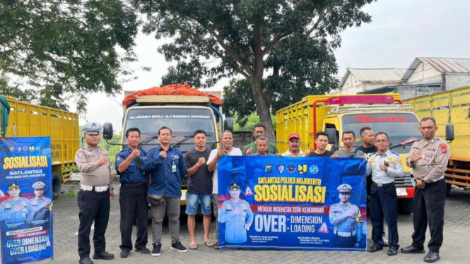 Sosialisasi Operasi Patuh di Mojokerto.