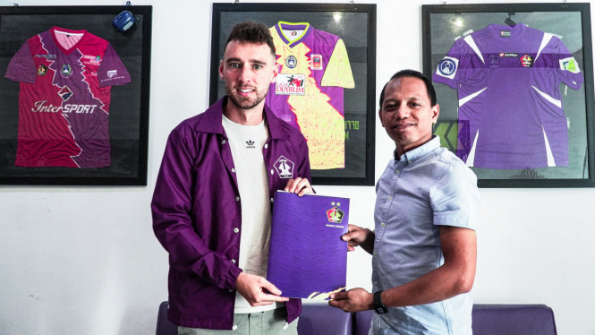 Imanol Garcia, pemain baru eks La Liga rekrutan Persik Kediri.