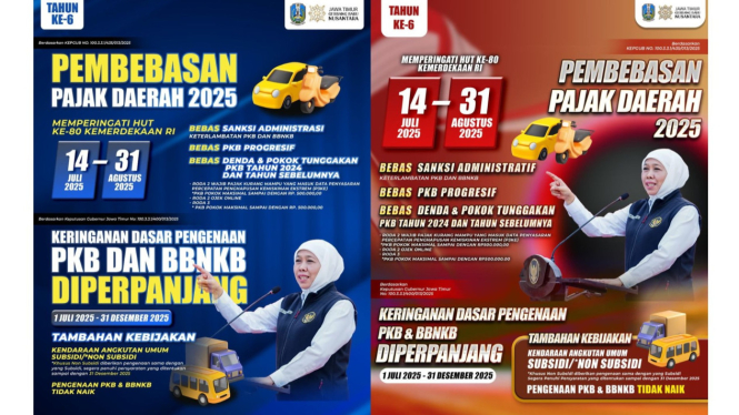 Pembebasan Pajak Daerah Tahun 2025