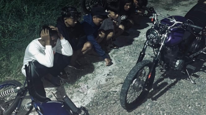 Sejumlah Pemuda Diamankan Polres Gresik