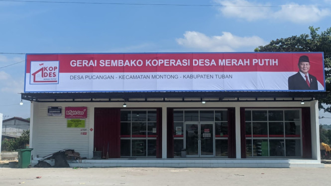 Gerai KDMP Pucangan Tuban setelah diputus kontrak PPSD.
