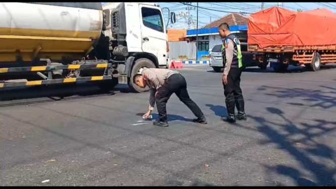 Lokasi siswa SD tertabrak Dump Truk hingga tewas di Jalan Bypass Mojokerto arah Surabaya