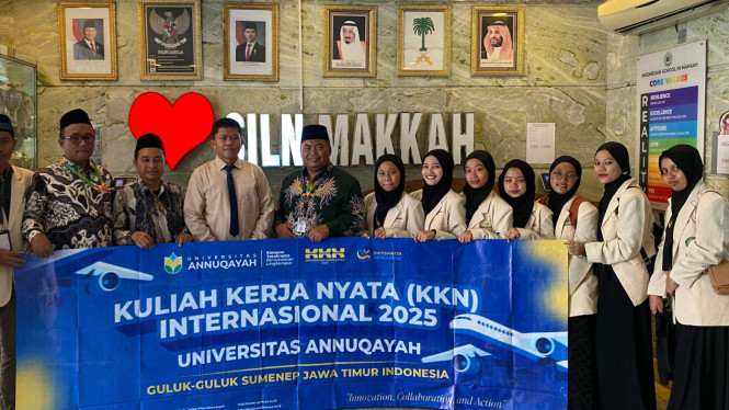 Penyerahan Mahasiswa KKN Universitas Annuqayah di Arab Saudi