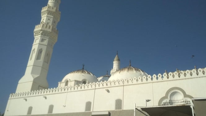 Masjid Quba di Madinah, Arab Saudi.
