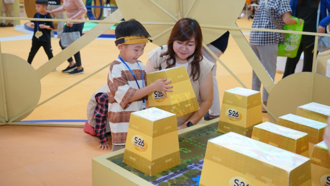Seorang anak mendapat multilearn connect