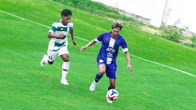 Persik Kediri saat berlatih.