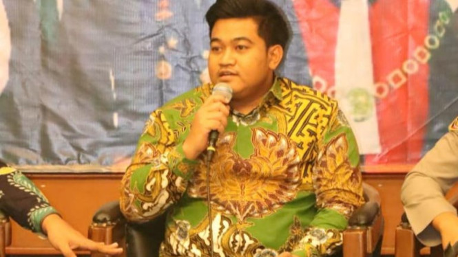 Ketua DPRD Gresik, M Syahrul Munir saat rapat koordinasi Forkopimda