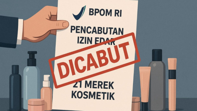 Ilustrasi izin edar 21 merek kosmetik dicabut