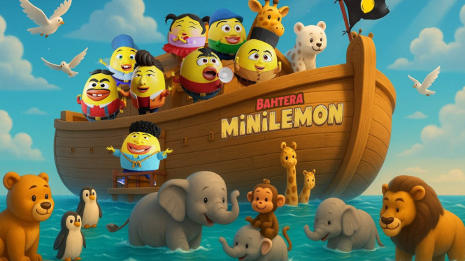 Karakter film animasi Minilemon.